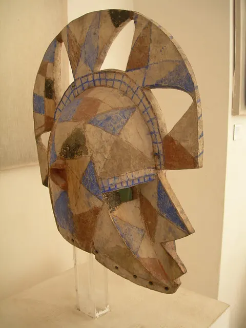 Masque Bobo à tête de bois (Dwa)